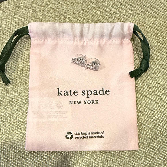 Kate Spade MRS stud earrings - Picture 3 of 3